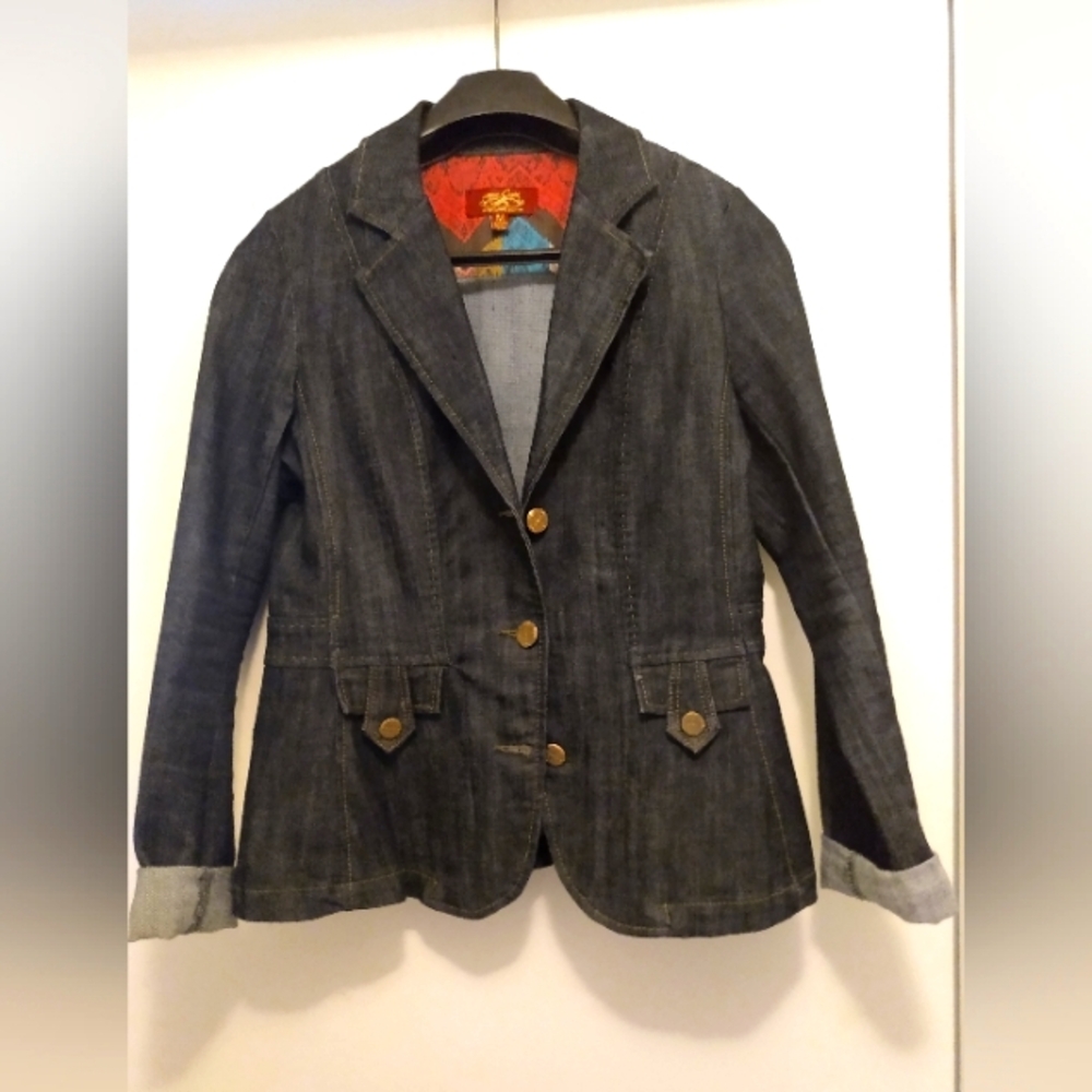 Stylish Denim Blazer One5One... This Will Smarten Up Any Outfit. Medium / 8